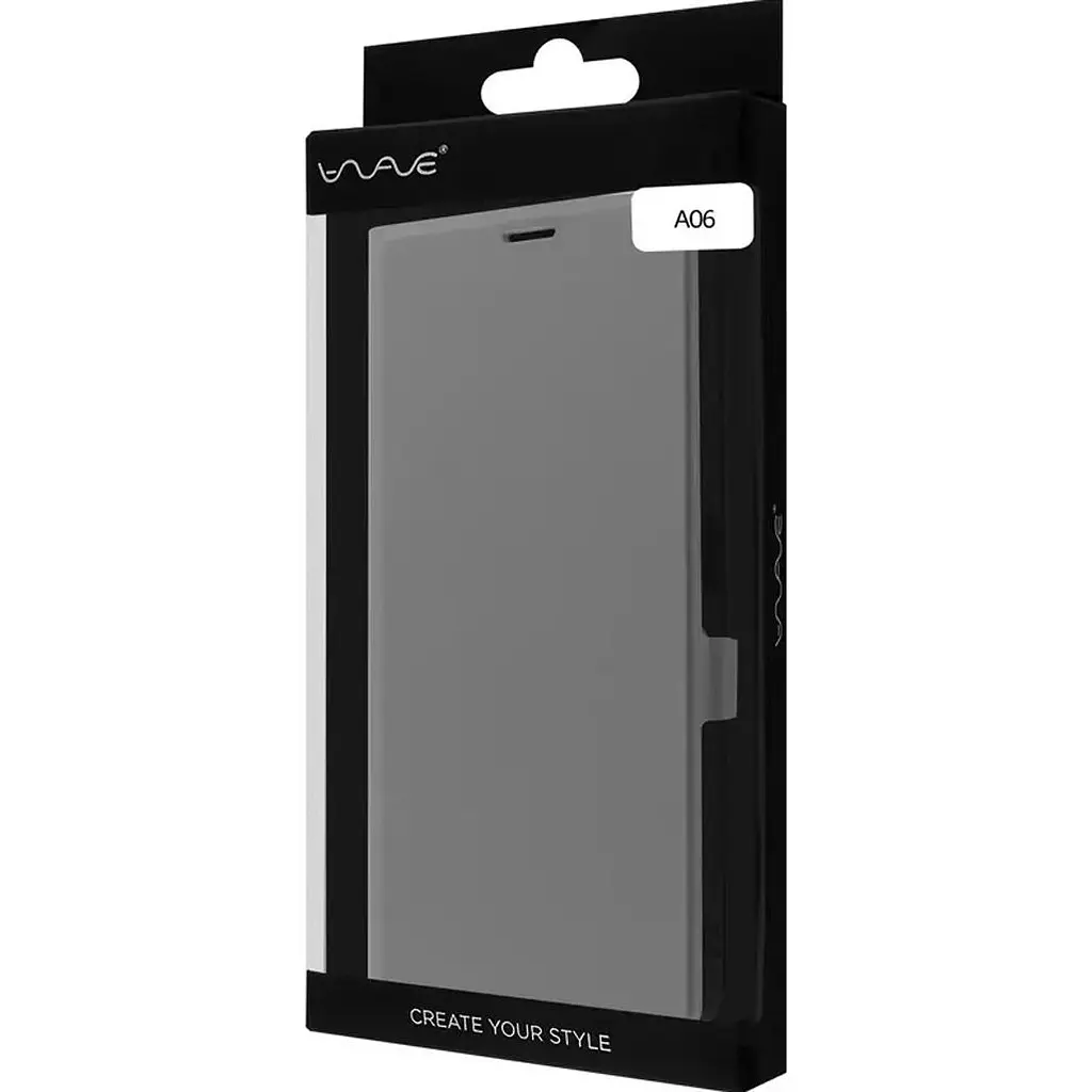 Чехол-книжка Wave Flap Case для Samsung Galaxy A06 Gray [135938] - фото 4