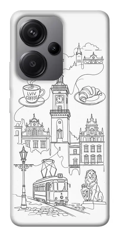 TPU чохол Demsky Lviv spirit для Xiaomi Redmi Note 13 Pro+