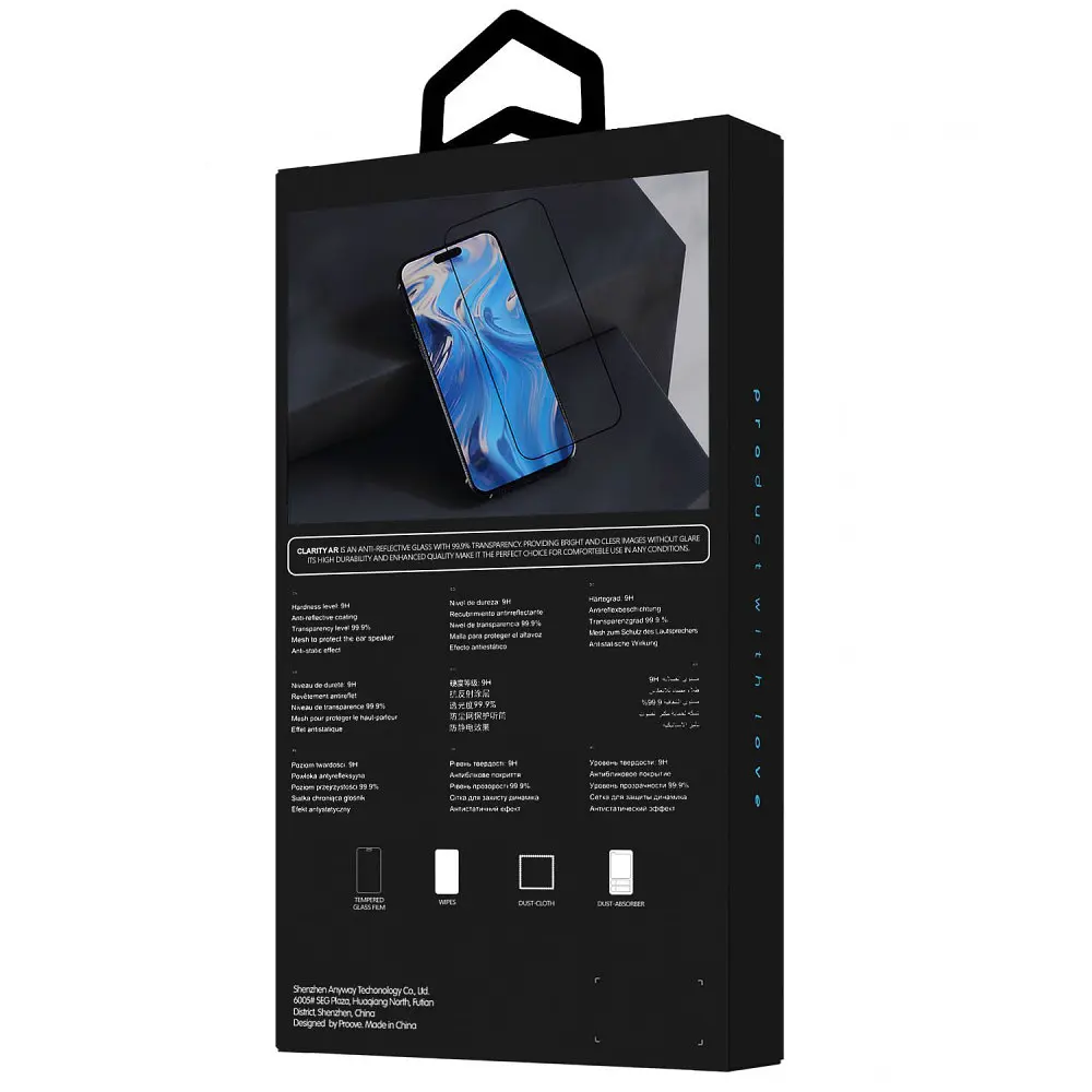 Захисне скло Proove Clarity AR iPhone 14 Pro Max/15 Plus/16 Plus - фото 9
