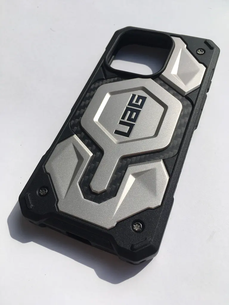 Оригінальний протиударний чохол для iPhone 16 Pro Max UAG Monarch Titanium 114457113636 - фото 3
