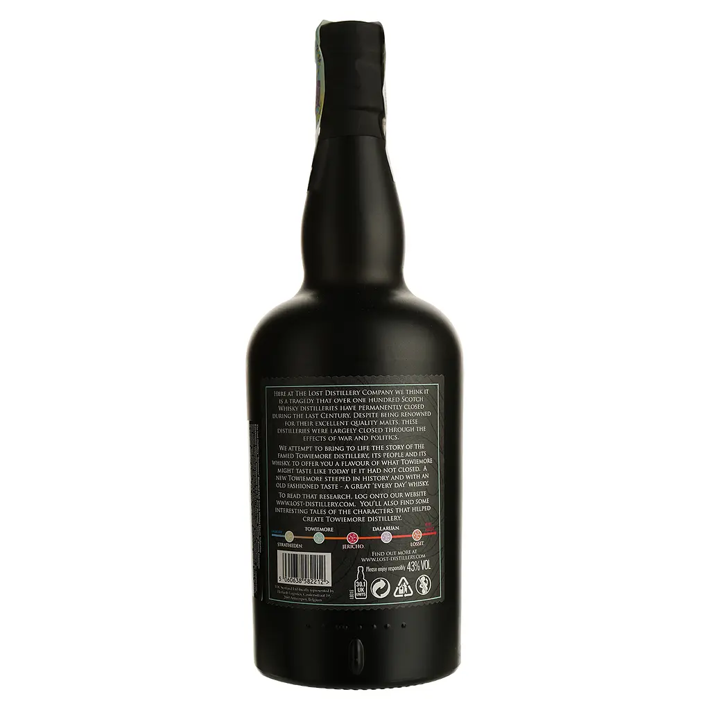 Виски The Lost Distillery Towiemore Blended Malt Scotch Whisky 43% 0.7 л в подарочной коробке - фото 2