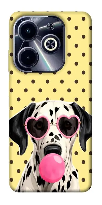 TPU чохол Demsky Pinky dolmatin для Infinix Hot 40i