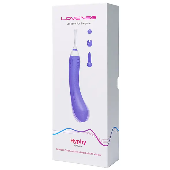 Вибратор Lovense Hyphy 21.6 см фиолетовый - фото 8