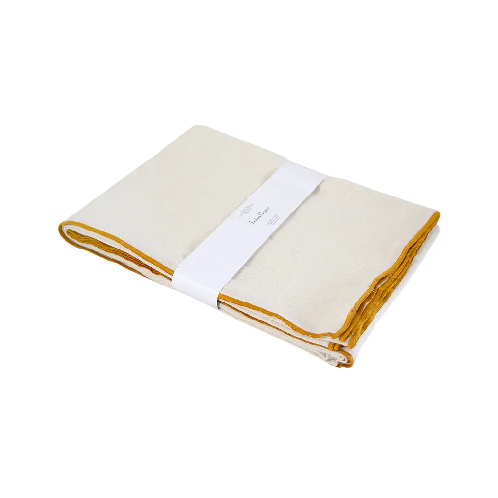 Скатерть Lotus Home - Toursa горчичный 150x220 - фото 6