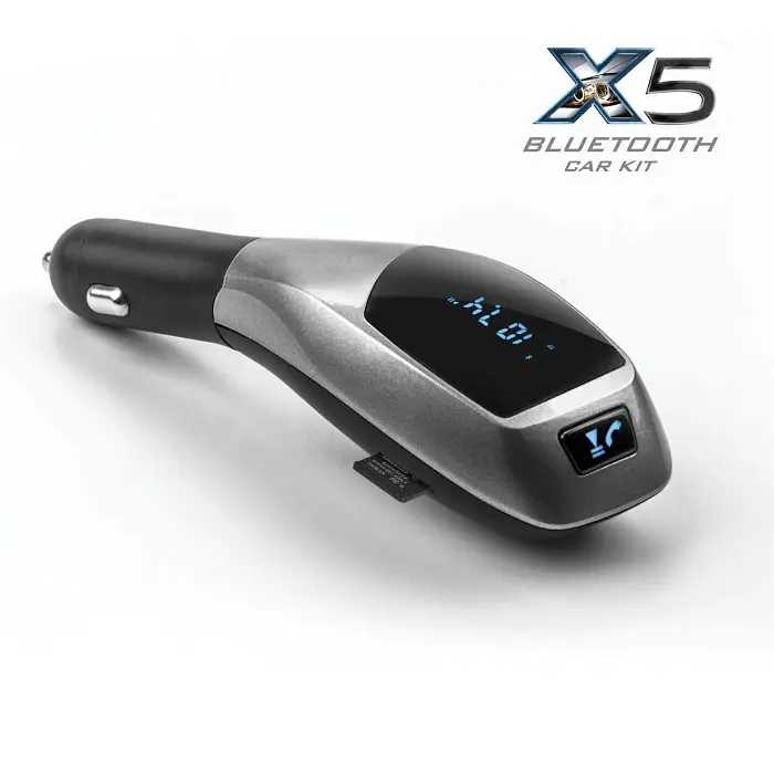 Автомобільний Bluetooth FM-модулятор FM MOD. X5 BT FM USB-накопичувач TF картки, флешки - фото 3