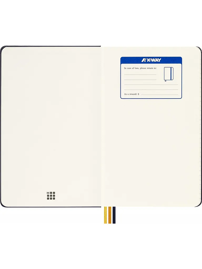 Записник Moleskine x K-Way середній, Лінійка Синій Нейлон (SKQP060KWBLUEK89) - фото 2