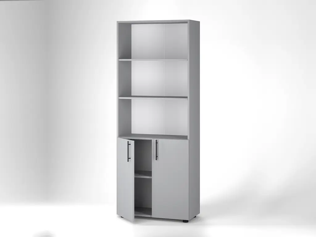 Шафа для документів ОП-613 Orange-Line 700х347х1825 Сіра мишка - фото 2