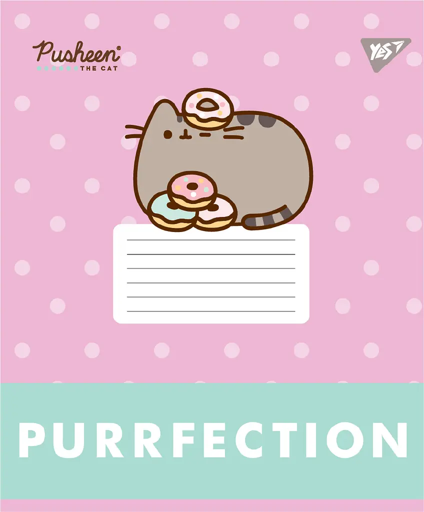 Набір зошитів шкільних YES А5/12 лінія Pusheen Candy 25 шт (767598) - фото 4