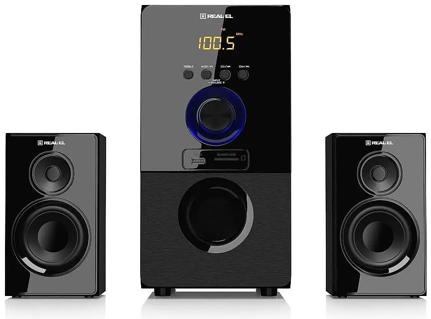 Акустична система Real-EL 2.1 M-555 Black (EL121300013) - фото 3