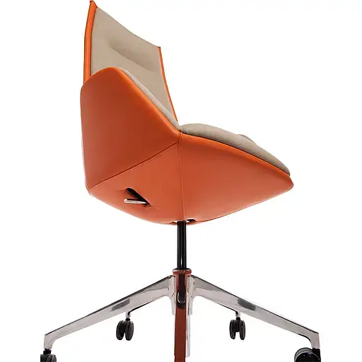 Офисное кресло GT Racer X-1916 FABRIC, желто-оранжевое (X-1916 FABRIC Orange/Flaxen) - фото 9