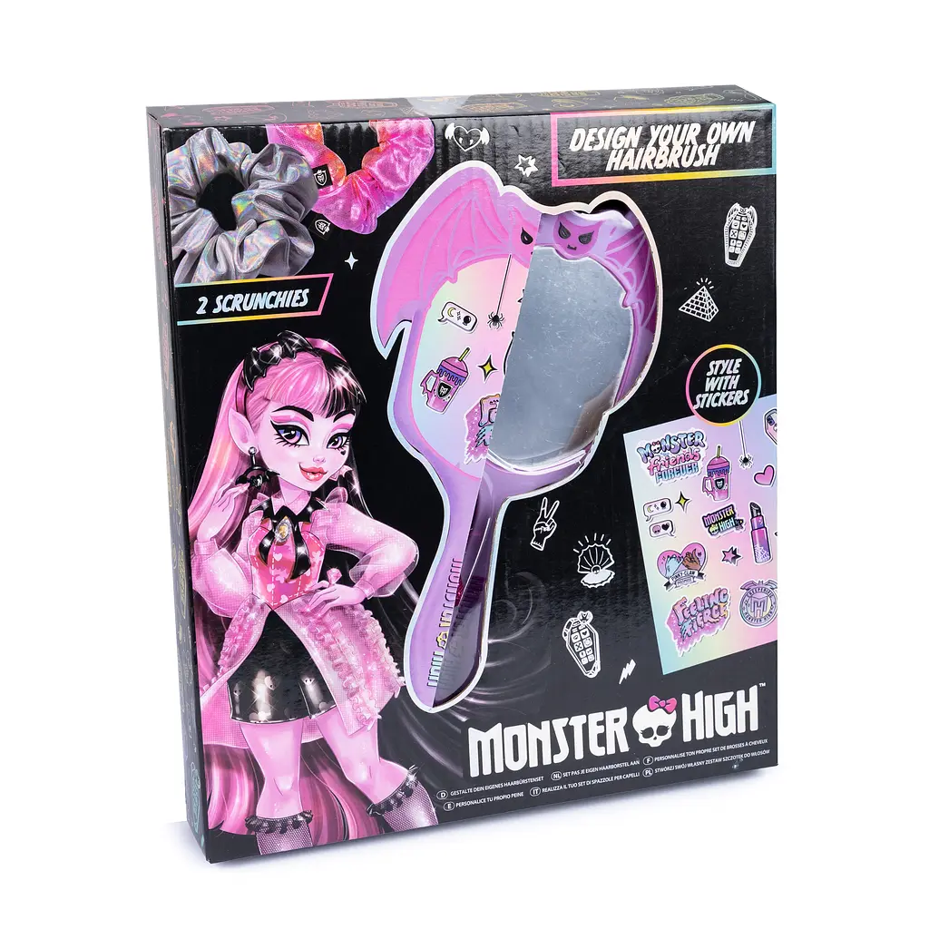 Набір для декору щітки Monster High з аксесуарами для волосся, 3+ (71-0003) - фото 3