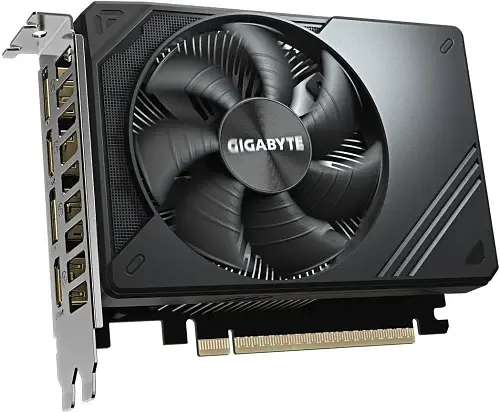Відеокарта GeForce RTX 5050, Gigabyte, 8Gb GDDR6, 128-bit, 2xHDMI/2xDP, 2572/20000 MHz, 8-pin (GV-N5050D6-8GD) - фото 4