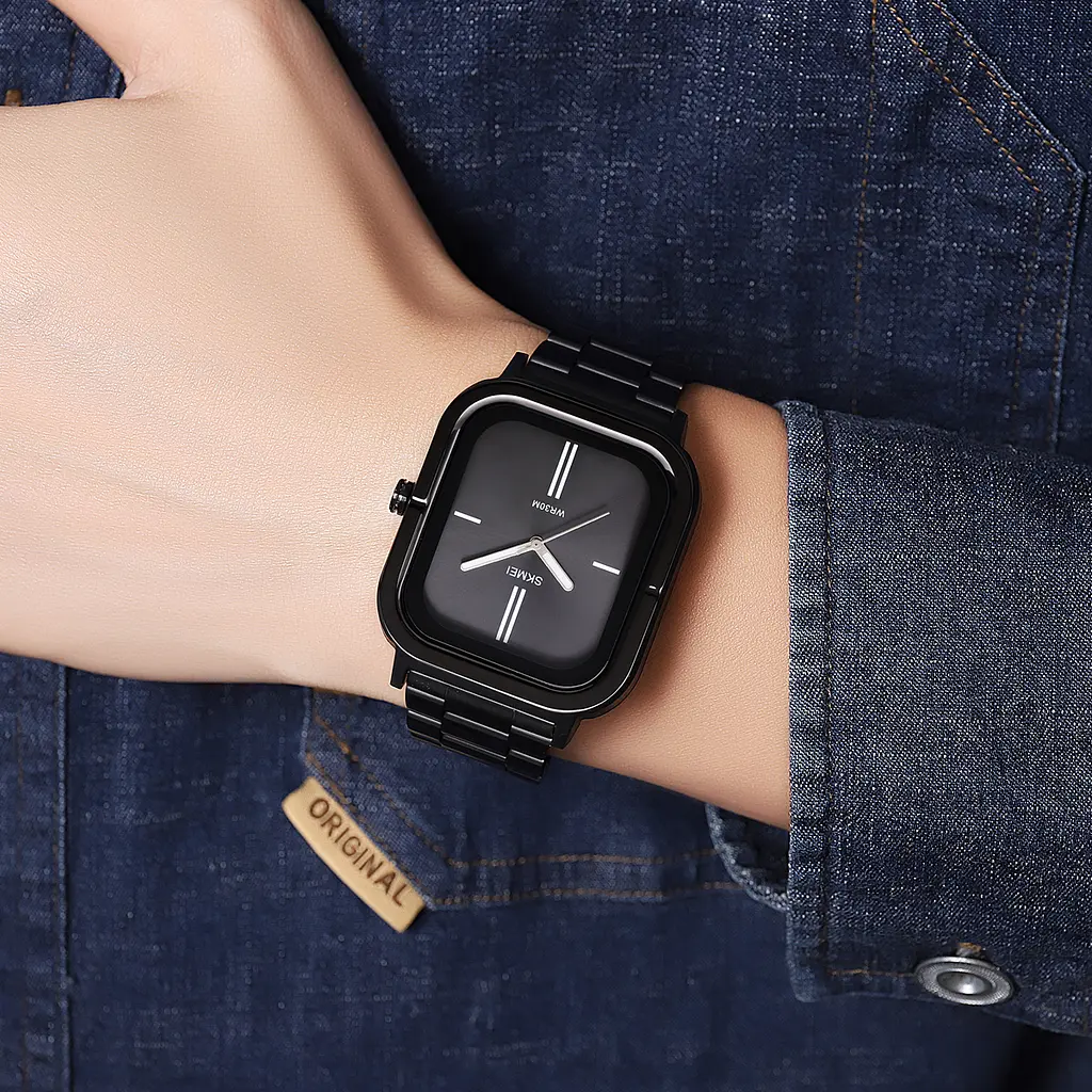 Наручний годинник чоловічий 2275BKSI Black-Silver Skmei acs0030064 - фото 3