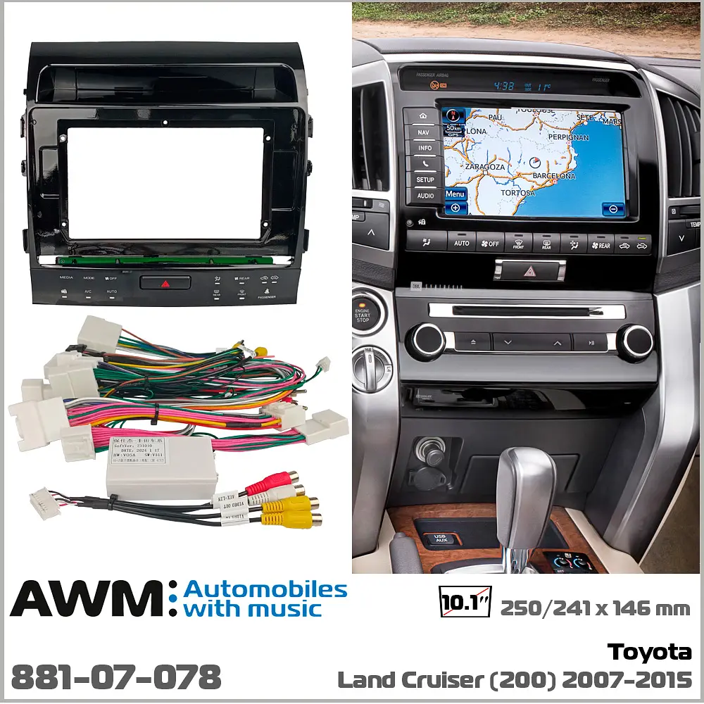 Перехідна рамка Toyota Land Cruiser 200 AWM 881-07-078 - фото 8