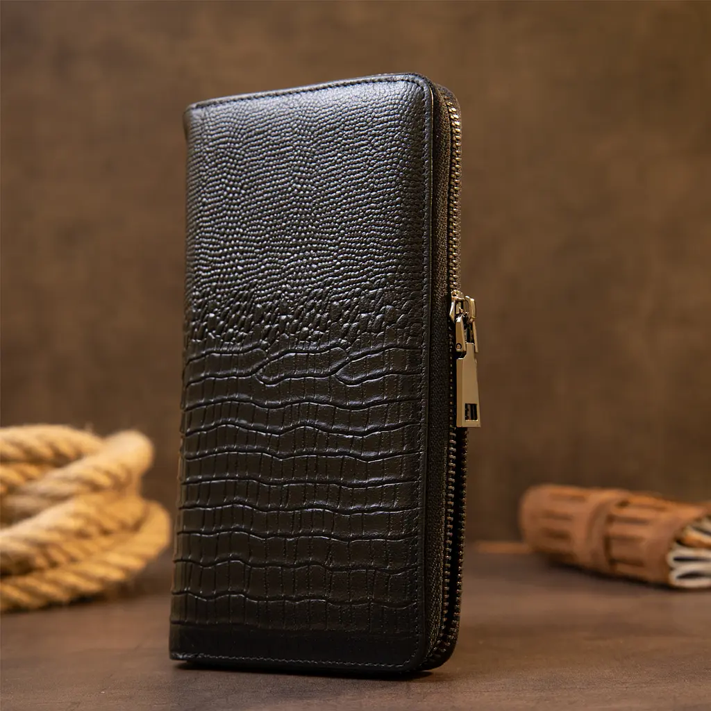 Чоловік шкіряний клатч Vintage 11х21х2,5 см acs0016988 - фото 5