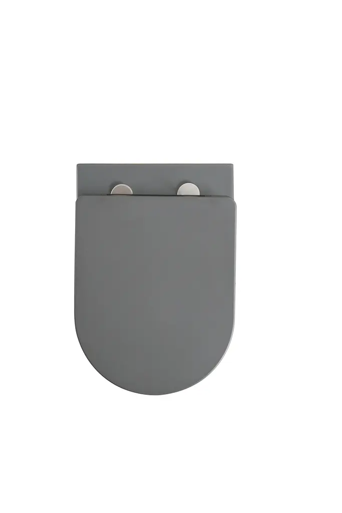 Унитаз подвесной Mixxus Premium Ellipse-0309-T1 gray 530x360x350 мм система смыва Tornado 1.0 MP6655, Графит - фото 9