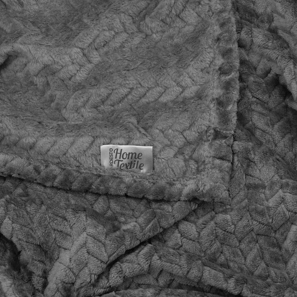 Плед Ardesto Jacquard Braid 220х200 см сірий (ART0204JB) - фото 2