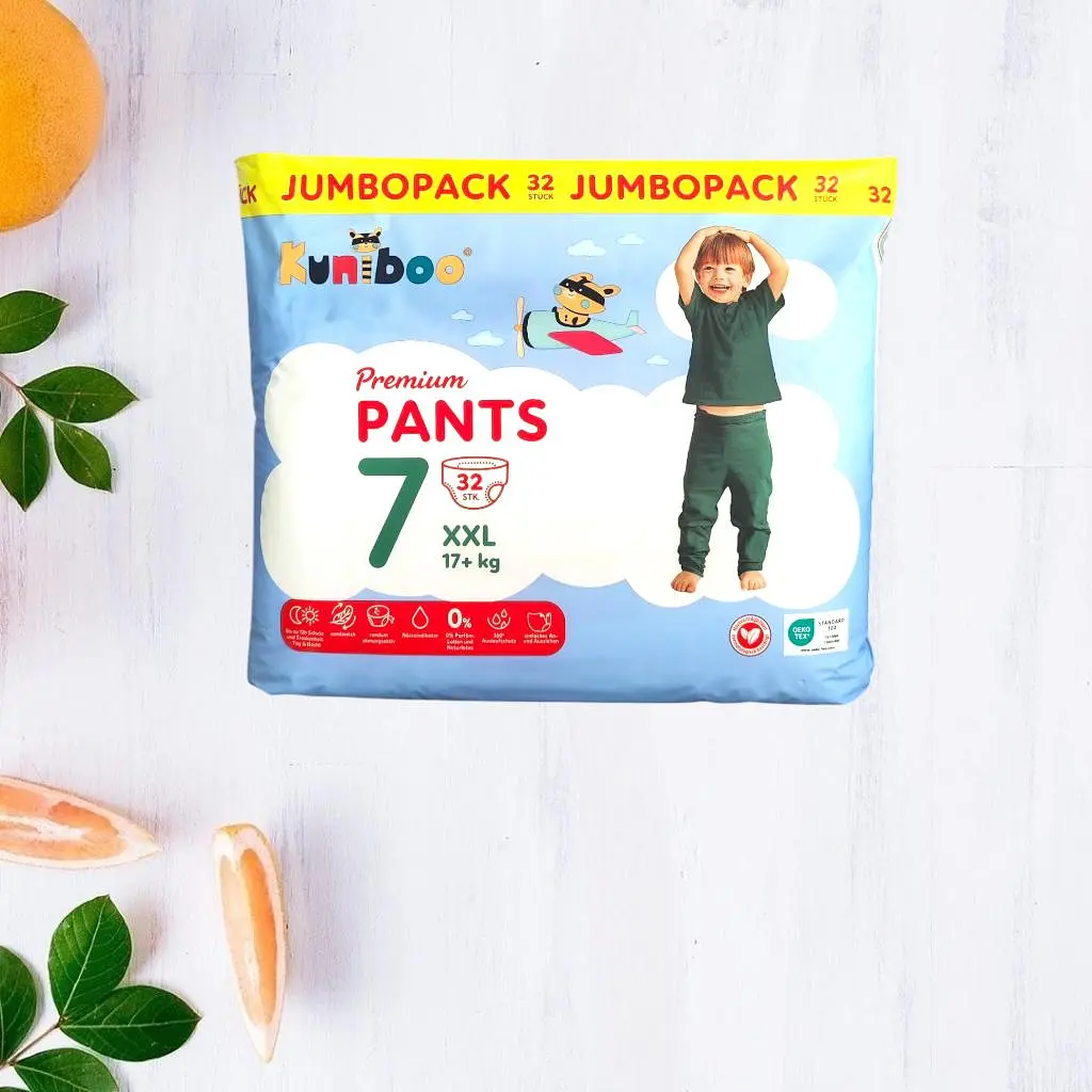 Підгузки-трусики Kuniboo Premium 7 17+кг 32шт