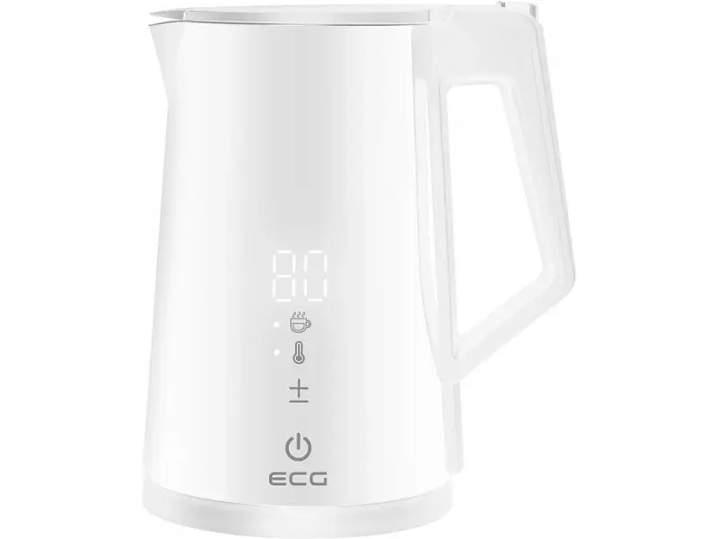 Електрочайник ECG RK 1893 Digitouch White - фото 2
