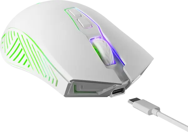 Миша Defender Pandora GM-502 White (52502) - фото 3