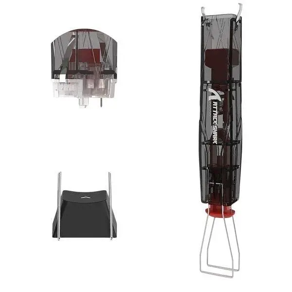 Пуллер для кейкапів і світчів Attack Shark KS01 Black Translucent