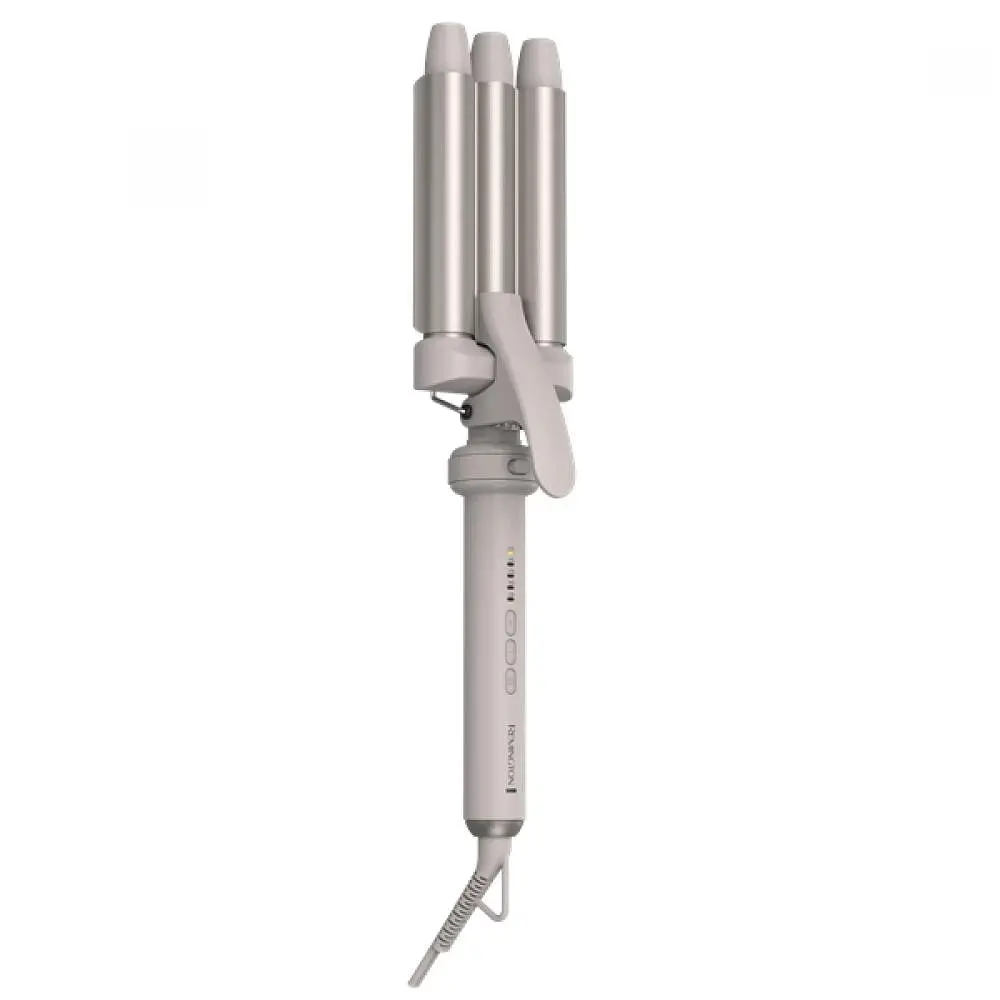 Плойка Remington Trendology, 92 Вт, температурних режимів 5, 130-210 С, 5 насадок, рукавичка, кераміка, білий - фото 2