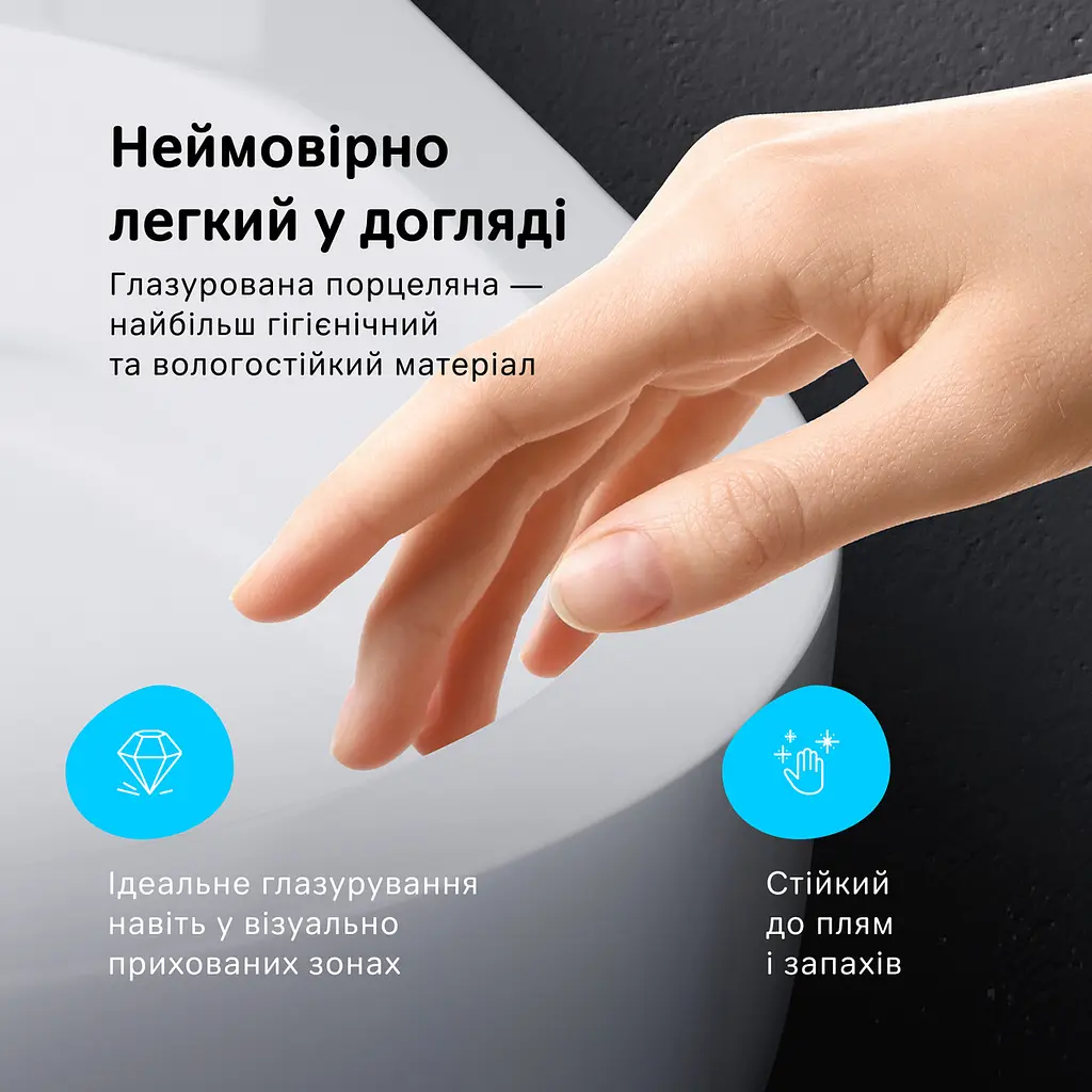 Унітаз підвісний AM.PM Func AquaSpin Rimless з сидінням Soft Close дюропласт white CFA1903SC - фото 7