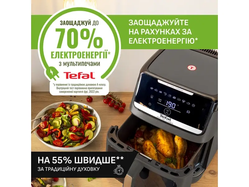 Мультипіч (аерофритюрниця) Tefal Easy Fry Silence EY846HE0 - фото 6