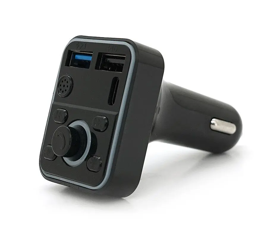 Автомобільний FM-трансмітер-модулятор Bluetooth Voltronic FMD1 3.1A, USB, TF - фото 2