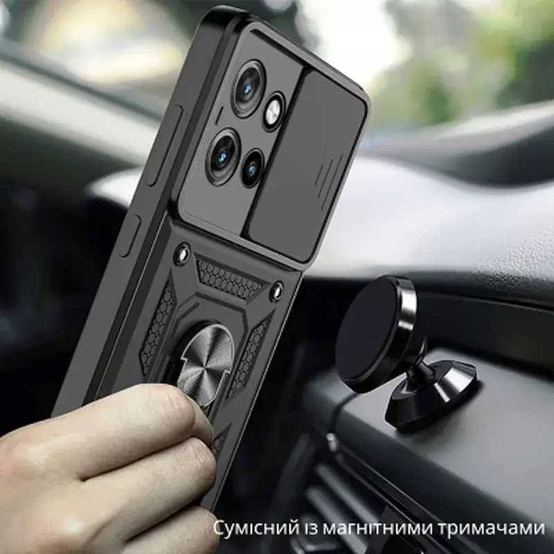 Чохол до мобільного телефона BeCover Military Motorola Edge 60 Neo Black (715526) - фото 6