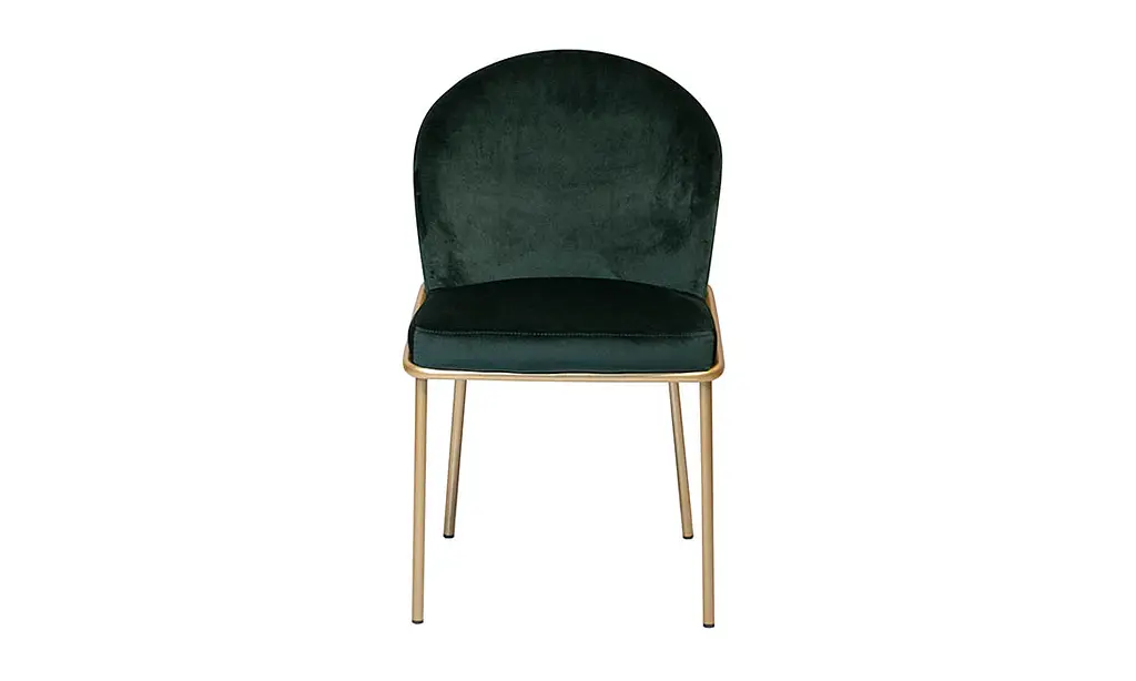Стул Welovemebel Милтон 500x560x825 мм зеленый с золотым - фото 3
