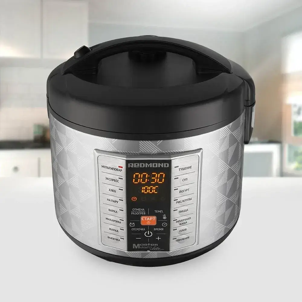 Мультиварка Redmond RMC-M26 Stainless steel/Black UA - фото 6