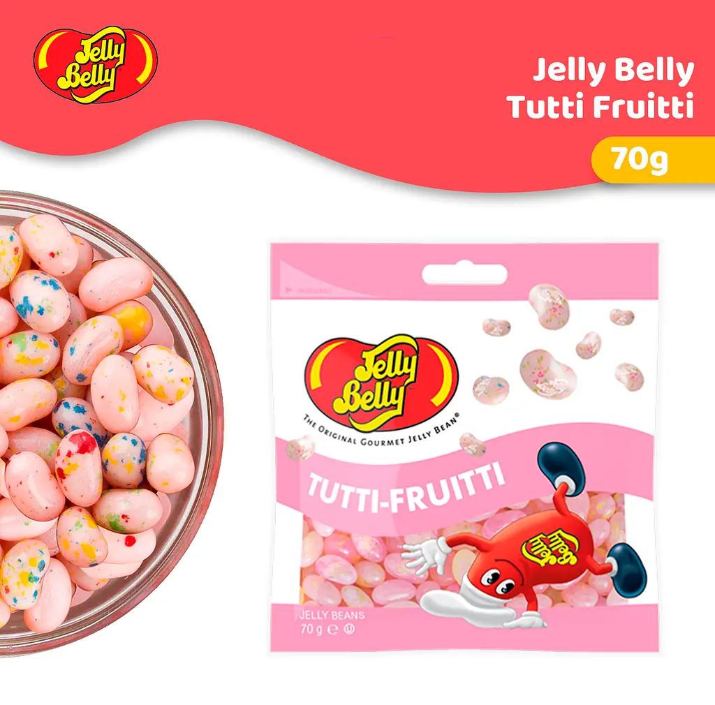 Драже Jelly Belly Jelly Beans Tutti Frutti 70г - фото 2