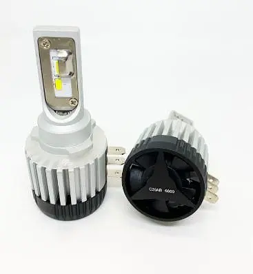 LED лампи автомобільні H15 радіатор кулер 8000Lm EA S6/CSP/32W/5000K/IP65/9-32V 2шт