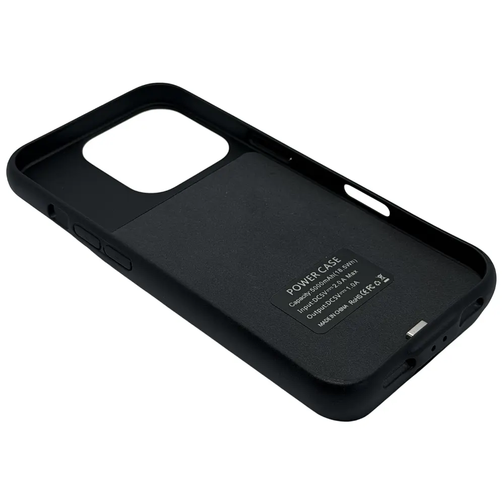 Чохол-акумулятор XON PowerCase для iPhone 17 5000 mAh Чорний (PCBS1117150B 4623) - фото 5
