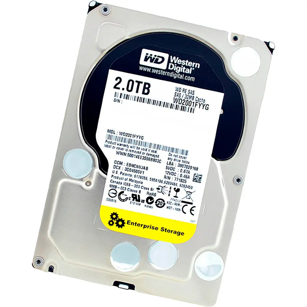 Жесткий диск 3.5" Western Digital RE 2TB SAS 32MB [WD2001FYYG] [106851] - фото 2