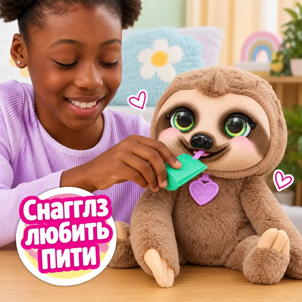 Інтерактивна іграшка FURREAL - ЛІНИВЕЦЬ СНАГГЛЗ - фото 7