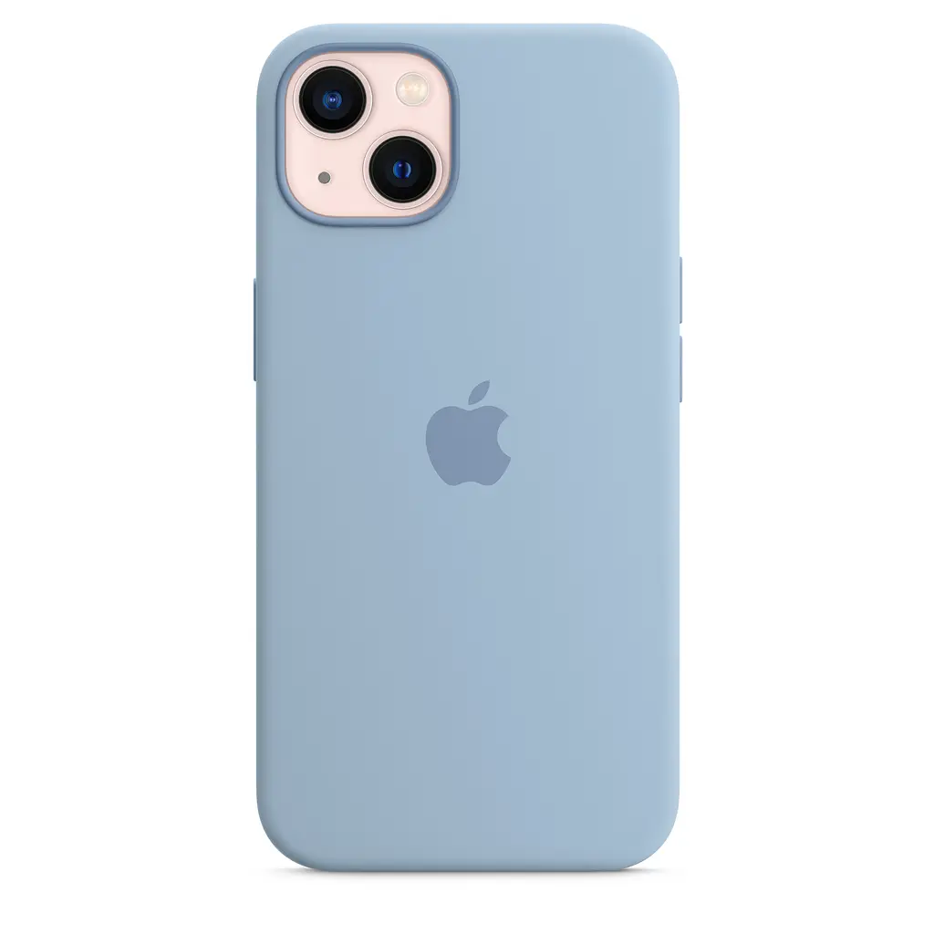 Чохол Silicone Case з MagSafe для Apple iPhone 13 (6.1) (Blue Fog) ААА [69874] - фото 5
