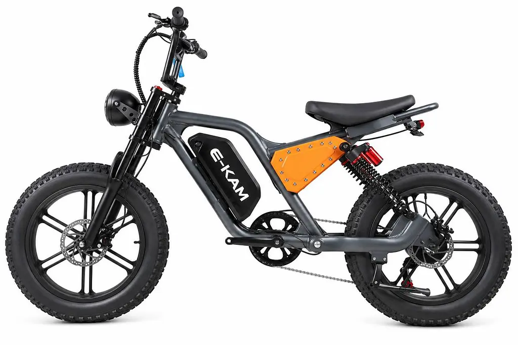 Електробайк EKAM-20 1500W 48V 24Ah, 24", Подвійна Амортизація