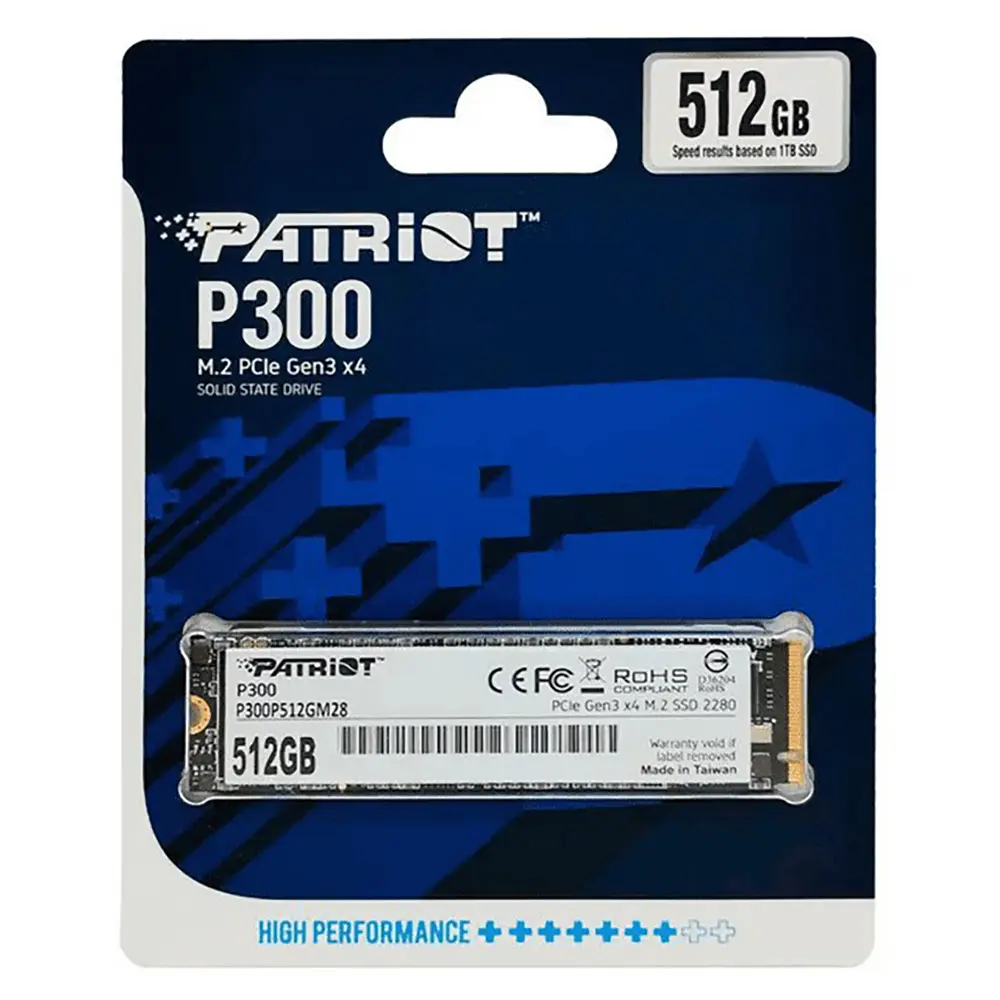 Накопичувач SSD M.2 Patriot P300 512GB NVMe 2280 PCIe 3.0x4 3D NAND TLC (P300P512GM28) - фото 2