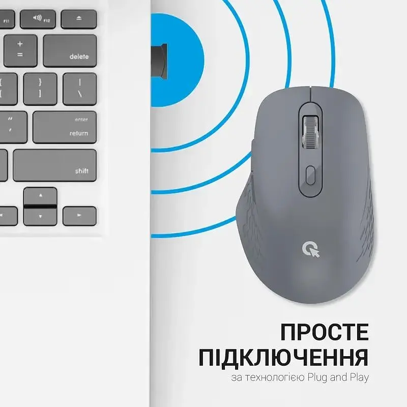Миша OfficePro Wireless сіра (M230G) - фото 15