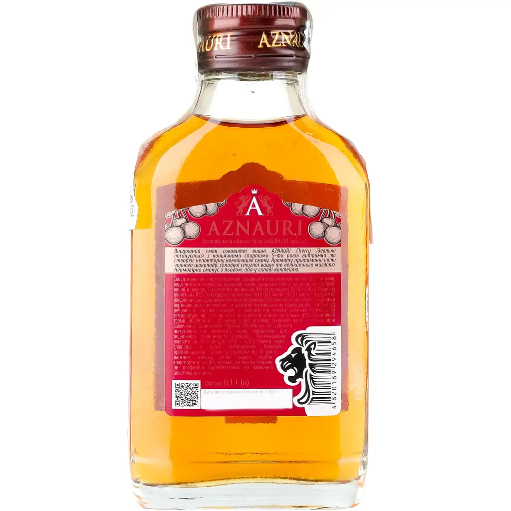 Спиртний напій AZNAURI Wild Cherry 0.1 л - фото 2