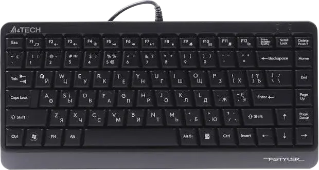 Клавіатура A4Tech Fstyler FKS11 Grey - фото 3