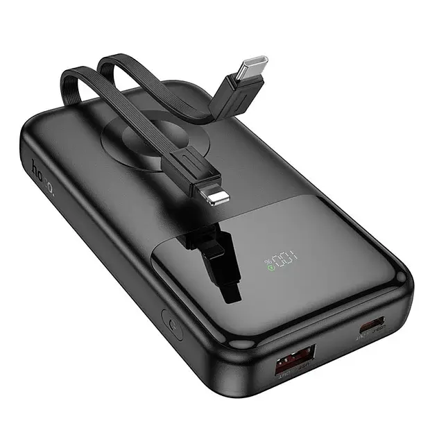 Портативна батарея Powerbank Hoco Q28 Victory 22.5W+PD20W 10000mAh Black - фото 4