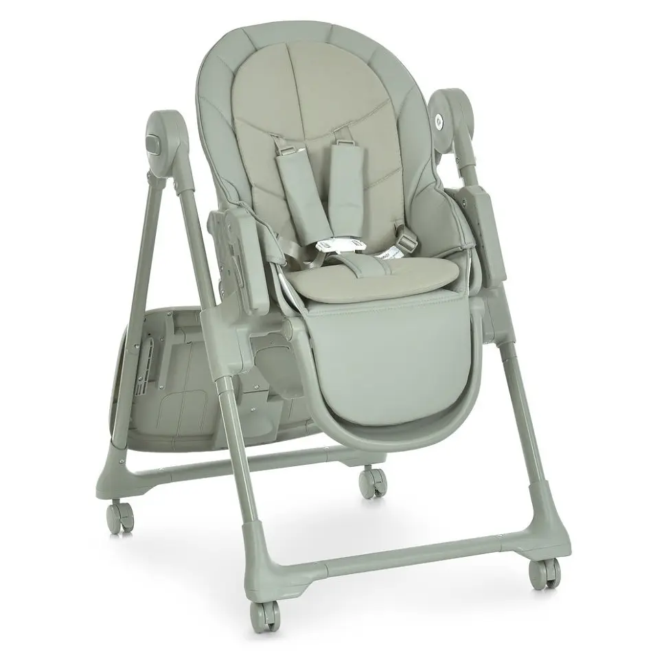 Детский стульчик для кормления El Camino CRYSTAL ME 1037 Nude Green - фото 2