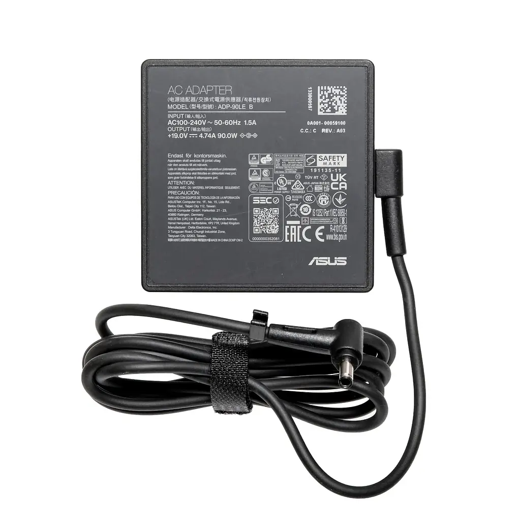 Блок живлення (зарядка) для ноутбука Asus 90W (19V, 4.74A, 4.5x3.0мм), 90W, 4.74A, 4.5ммx3.0мм - фото 4
