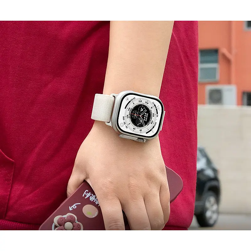Ремінець Hoco WA20 Alpine Loop Nylon Strap для Apple Watch 38/40/41mm Starlight [117612] - фото 2