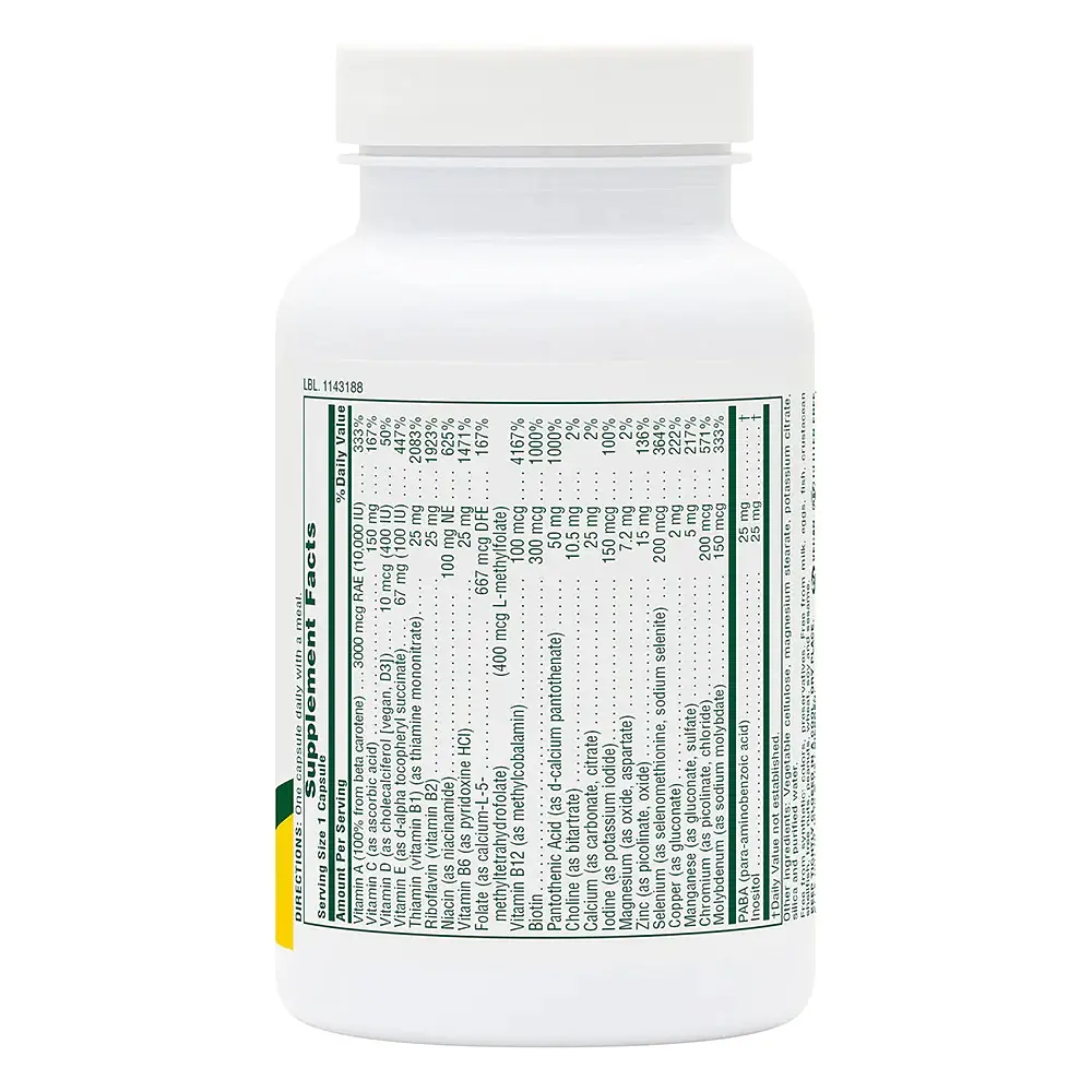 Вітаміни та мінерали NaturesPlus Ultra One Daily Caps Iron Free 60 капсул - фото 2