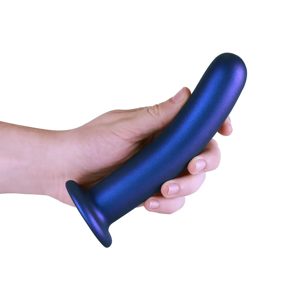 Фаллоимитатор Ouch! Smooth G-Spot Dildo 7apos;apos; 17.7 см (синий) - фото 9