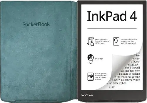 Обкладинка PocketBook 743 "Flip", Dark Green (HN-FP-PU-743G-SG-WW) - фото 3
